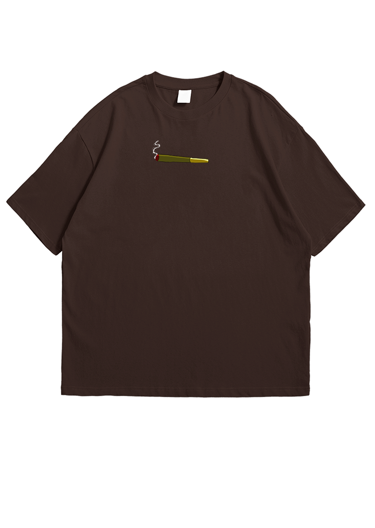 Brown High Printed Tshirt