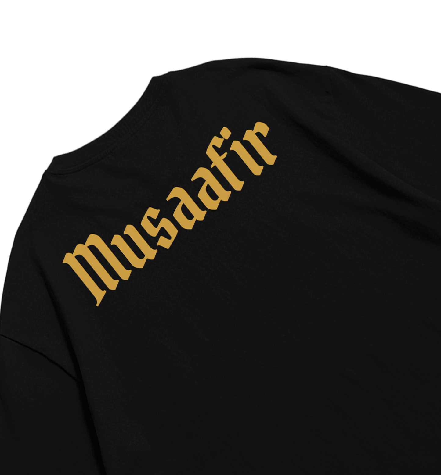 BLACK MUSAFIR OVERSIZED T-SHIRT