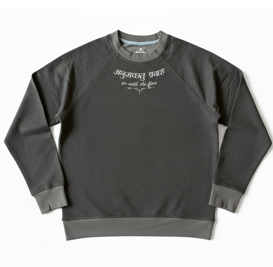 anugachchhatu pravaha  Lightweight sweatshirt