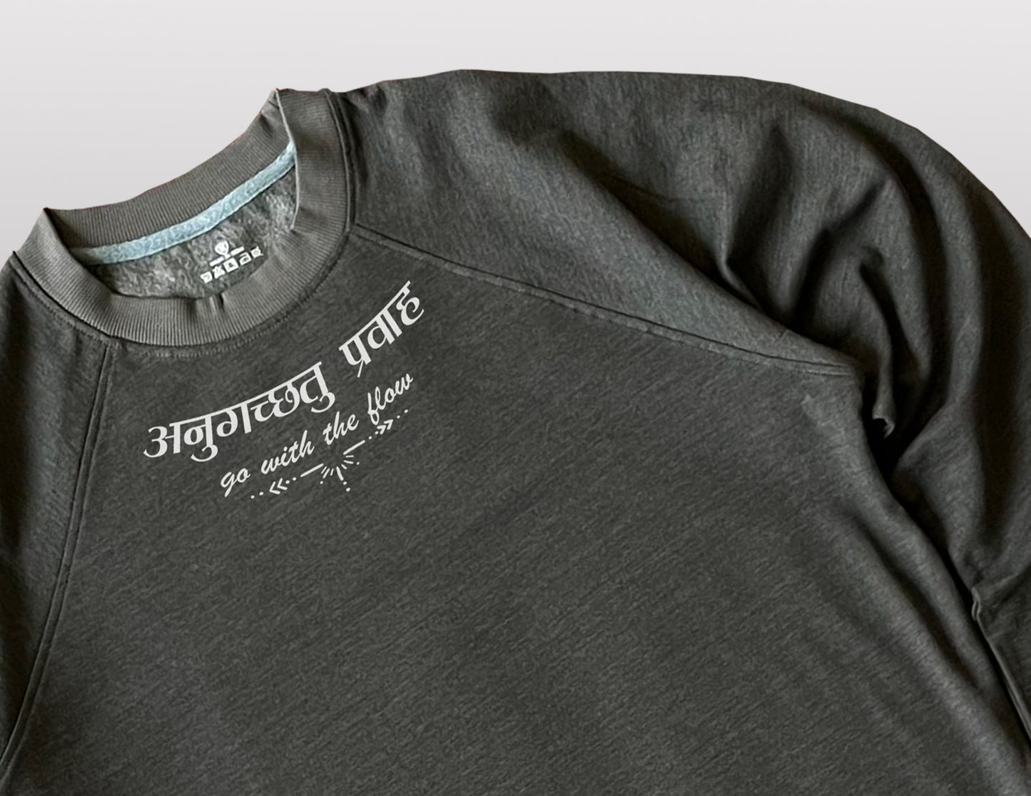 anugachchhatu pravaha  Lightweight sweatshirt